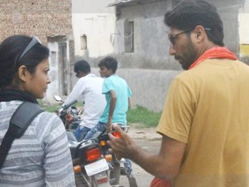 DAMAYANTEE DHAR with Jignesh Mevani