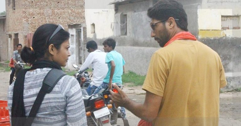 DAMAYANTEE DHAR with Jignesh Mevani