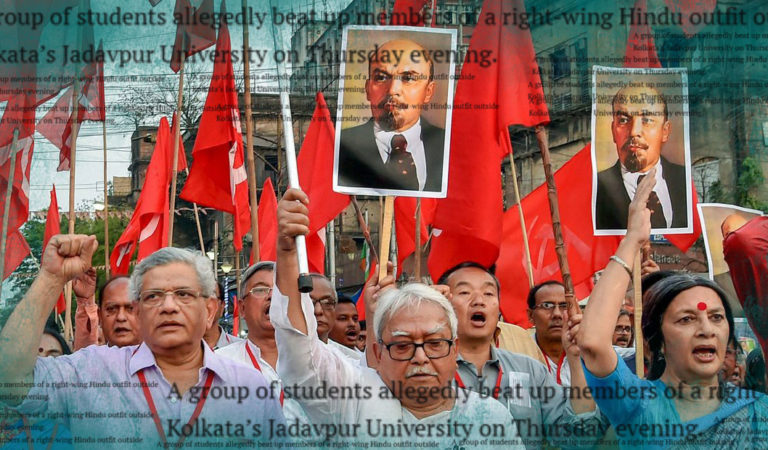 लेनिन की मूर्ति ढहाने के जबाब में ‘लेफ्ट’ की बौखलाहट भरी गुंडई ज्यादा दयनीय है