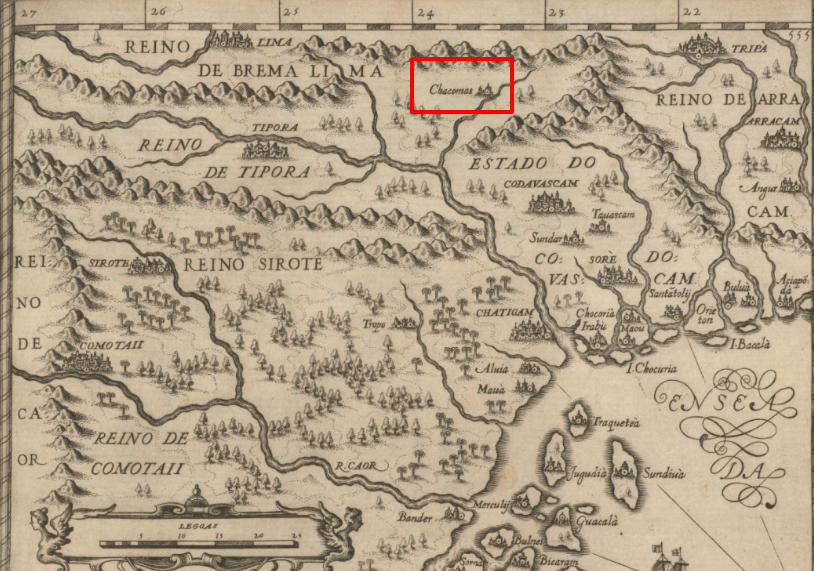 Portuguese Map of CHT