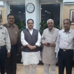 Pakistani Hindu Doctors' Delegate with JP Nadda